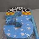 16 Inch Number 3 White Cloud Pinata with 16 Inch Piata Stick Blindfold Confetti for Boy Girl Kids 3rd Birthday Party Decorations (3rd)