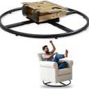 22" Replacement Recliner Ring Base with 360 Swivel Rocker Box Plate for Rocker Recliner, Sofa Accessories, Rocking Recliner Replacement Parts, 12 inches x 12 inches x 5.6 inches