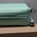 American Tourister Stratum 3.0 Carry-On Spinner, Airline Approved, Durable Hardside Luggage, Expands 1.5", RightHeight Adjustable Handle, Surreal Green