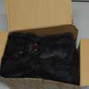 JOYIN 6 Packs Halloween Outdoor Decorations Giant Spiders Set, Halloween Decor Outside, Black Hairy Large Spider with Different Size for Lawn, Yard Decor (30", 30", 20", 20", 12", 12")