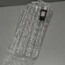 Brightown Icicle Lights Outdoor 20ft with Remote - 20 Tubes 100 LED Iced Tube Christmas Lights, Waterproof Icicle Decor Outdoor Indoor for Tree Patio Roof Holiday Decor, Cool White