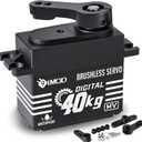40KG Waterproof Brushless Servo Full Metal Gear Digital Servo High Torque Fast RC Steering Servo for 1/8 1/10 1/12 Scale RC Car, R/C Model DIY Car Robot High Speed servo, Control Angle 270