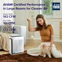 LEVOIT Air Purifier for Home Large Room Up to 1073Ft with Air Quality Monitor, AHAM VERIFIDE, Smart WiFi, Washable Pre-Filter, HEPA Sleep Mode for Pets, Allergies, Dust, Pollen, Vital 100S-P, White