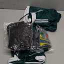 Deaboat 80s Tracksuit for Men - Retro Windbreaker Outfit 90s Mens Track Suits Sportswear Hip Hop Disco Party Costume Set (Small, Green)