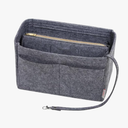 ZTUJO Purse Organizer Insert, Felt Bag Organizer with Metal Zipper, Handbag & Tote Shaper, For Speedy Neverfull Tote, 7 Sizes