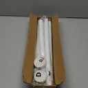 Mcrbeay Shower Curtain Rod, 1" Diameter Heavy Duty Tension Shower Rod, Non Slip Adjustable 28-74 inch No Drill Shower Curtain Rods Spring Tension For Bathroom, Shower Stall, No Rust, White