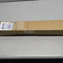 UNISHADES no Drill Cordless Roman Shades for Windows, 26" W × 64" H - 100% Blackout - Linen - Mist White
