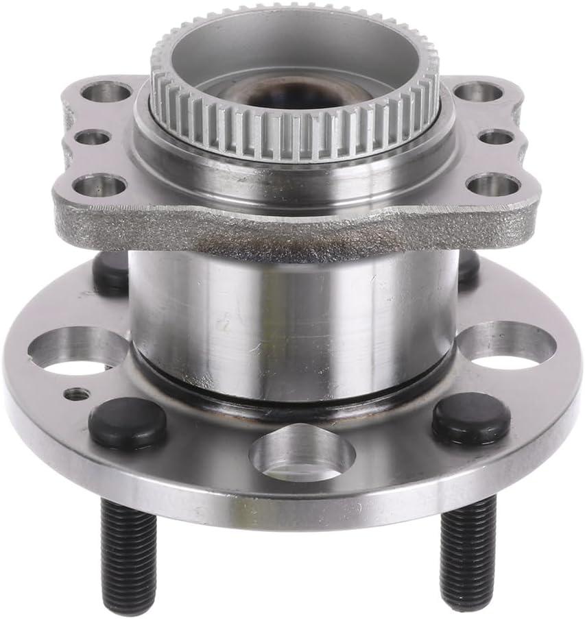 SCITOO Wheel Hub Wheel Bearing Assembly Rear 512483 fit for Hyundai ACCENT 2012-2017 for Kia RIO 2012-2017 4 Lugs Wheel Hub Bearing Assemblies W/ABS 1pc
