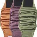 Washable Dog Diapers Male Reusable, Premium Belly Bands for Male Dogs, Pack of 3, High Absorbing Extra Large Male Dog Pee Wraps for Doggies in Incontinence or Excitable Urination and Training(XL)