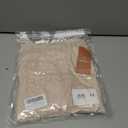 Long Sleeve Shirts for Women V Neck Loose Sweaters Casual Fall Tops Fashion Clothes 2025 (Beige, M)