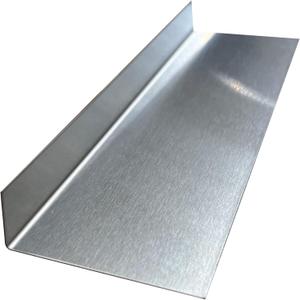 Brushed 304 Stainless Steel Universal Gap Filler Finishing Angle Trim Kit Elements (Inner Finish, 1" x 3" x 36")