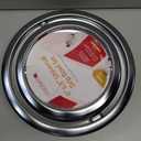 4-Piece Drip Pans Set - Compatible with GE Stoves - Chrome Finish Electric Stove Burner Drip Pans - 2 x 6inch, 2 x 8inch Stove Drip Pans - GE Stove Drip