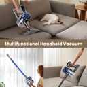 KARDV Cordless Vacuum Cleaner, 500W/40Kpa Vacuum Cleaners for Home, 60Mins Stick Vacuum with LED Display, Anti-Tangle & Wall Mount Charging, 8 in 1 Lightweight Vacuum for Hard Floors Carpet Pet Hair
