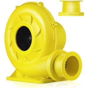 800W Bounce House Blower, 1.2HP Powerful Inflatable Air Blower, Portable Commercial Fan Pump for Large Bouncy Castle, Water Slide, Jumper, Inflatable Decoration and Other Inflatables