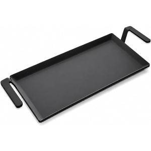 24'' Carbon Steel Griddle Replacement for Made In Cookware
Pre-seasoned Cookware for Double Burner Stovetop and Gas/Charcoal Grill, Heavy Duty Dual-Handle Large Family Size Griddle