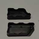 American Flag Stake Pocket Covers for 2015-2022 GMC Canyon/Chevy Colorado Truck Bed Rail Hole Plugs Stake Pocket Caps Cover Accessories (Set of 2) (Black)