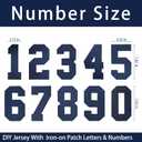 Jersey with Geat Transfer Embroidery Numbers & Letters Set (0)