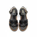 Women's Platform Fisherman Sandals, Chunky Gladiator Sandals for Women, Casual Open Toe Lightweight leather Sandals, Fashion Comfortable Dressy Sandals with Ankle Buckle