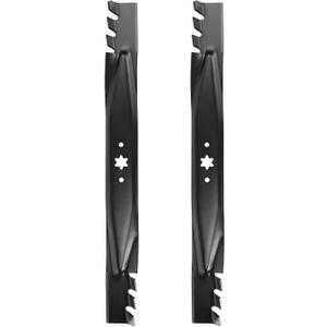 Mulching Blade 46 '' Fit for MTD for Cub Cadet 942-04290-X, 742-04244, 942-04244, 942-04244A,for MTD for Cub Cadet XT1-46 XT2 LT46 LTX1045 LTX1046 46" Deck Mower Blades 2Pack