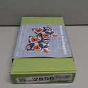 Howie's Needlepoint Needlepoint Kits for Adults, Pillow Front Cross Stitch Kit with Embroidery Pattern on Canvas, Yarn, 2 Needles and Instruction, 16 x 16inch(Orange Flowers)