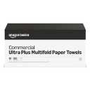 Amazon Basics FSC Certified Ultra Plus Universal Multifold Paper Towels, 2400 Count, 16 Pack of 150, White (Previouly Amazon Commercial)