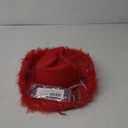 Cowboy Hat with Heart Sunglasses - Cowgirl Hat with Feather Boa Brim for Women & Men, Bachelorette Party Halloween