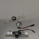 Never Fade Car LED Door Logo Projector Ghost Shadow Light, Compatible with Q50 Q60 Q70 QX70 QX50 QX56 QX60 JX35 QX70 QX80 EX FX G M Series Car Accessories (White red)