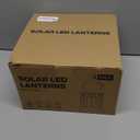 KOOPER 4 Pack Solar Lanterns Outdoor Waterproof, Upgraded Flickering Flame Solar Lantern Lights, Auto On/Off Lanterns Decorative Outdoor, Outdoor Hanging Lantern for Yard Garden Table Decor (Bronze )