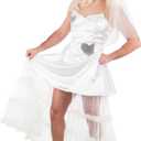 Fun Shack Bride Groom Costume - Adult Mens Wedding Dress, Funny Costume (Medium)
