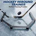 WIPHANY Hockey Stick Handling Training Aid Adjustable Hockey Stickhandling Trainer Suitable for On or Off Ice Portable Hockey Training Aid for Improving Puck Control Dangler