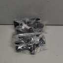 Zhengmy 4 Pcs Christmas Stocking Holders for Mantel Metal Hanging Hooks Stocking Hangers for Fireplace Xmas Party Decoration(Black)