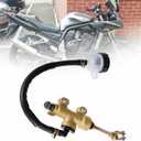munirater Motorcycle Rear Brake Pump Master Cylinder Replacement for CB1 CBR600RR CBR600 F2 F3 F4i CBR1100XX (some screw missing)