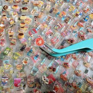 2000+ Mini Stickers Pack, 36 Sheets Tiny Food & Snack Stickers with Tweezer, 5mm Small Stickers for Journals, Planners, Scrapbooking, DIY Decoration