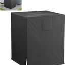 BEWAVE Air Conditioner Cover for Outside Units, Waterproof Durable Duty Outdoor Square Air Condition Covers Fits up to 24x24x30 inches