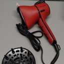 REVLON Airflow Control Hair Dryer with Diffuser - 1875W Blow Dryer Head Rotates 90 for Total Control, Wider Head for Less Drying Time, Reduces Frizz (Red)