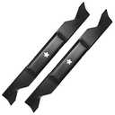 budrash 405380 Mower Blades for Hu sqvarna Craftsman Poulan Pro 46" Lawn Tractor, 532405380 High Lift Blades for Hu sqvarna YTH22V46, YTH20K46, Craftsman YT3000 46" Deck, Replace PP21011, 532403107