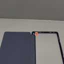 New Amazon Fire HD 10 Tablet Case(Only Fit 13th Gen, 2023 Release), Sanyetral Premium PU Leather Trifold Stand PC Clear Back Cover Case with Auto Wake/Sleep, Not for Nokia iPad Samsung -Navy Blue