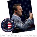 Forever Tribute 19932025 RIP Flag Yard Sign Wall Hanging Decor for Home Porch Charlie Kirk Quote Canvas Poster We The People Sign Freedom Patriotism Memorial Decoration Garden Remembrance Gift