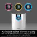 Shark Air Purifiers for Bedroom, Office, Dorm, Small Room, HEPA Air Filter, Odor Eliminator, Covers Up To 500 SQ FT, Air Filtration Removes Smoke, Dust, Allergens, Pet Dander, and Pollutants, HP102