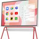 Vibe S1 4K UHD Smart Board, 55 Inch Digital Whiteboard for Office and Classroom, Electronic Presentation Meeting Device for Hybrid Work, Interative Touchscreen Display, Chrome OS and 250+ Free Apps