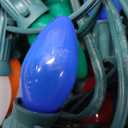 Abeja C7 LED Multicolor Christmas Lights, 25Ft Outdoor Christmas String Lights with 27 Shatterproof Bulbs, Green Wire Vintage Decor for Xmas Tree, Patio, Roofline, Garden, Party Indoor Outdoor