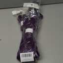 Purple Braiding Hair Long Pre Stretched Synthetic Braiding Hair 26in Dark Purple Synthetic Fiber Total 55 Inch Christmas Sparkly Braids for Holiday Stage Party CosplayXmas Festive Outfit Decoration Pack of 2