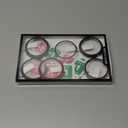 [6-Pack] Case for Google Pixel Watch 3 41mm (2024 New), Hard PC Shockproof Bumper Cover with Tempered Glass Screen Protector for Google Pixel Watch 3 41mm (Black/Clear/Silver/Green/Dark Blue/Red)