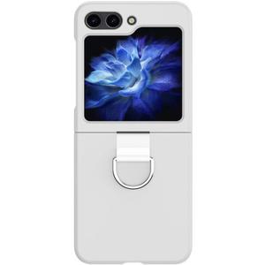 Luxury Fashion Folding Ring Bracket Silk Lanyard Phone Case for Samsung Galaxy Z Flip 5 4 3 Flip5 Shockproof Hard Acrylic Cover,MW,for Samsung Z Flip 4