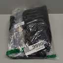 Christmas Tree Skirt 48 inch, Black Plush Christmas Tree Skirt, for Family Christmas Decoration, Christmas Party Decoration(BlackSmall)