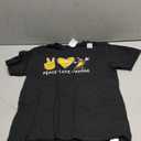 Funny Love Bananas Shirt Cute Banana Gifts Peace Love Banana T-Shirt. size M