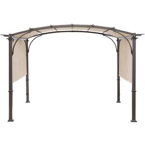 Universal Doubleton Steel Pergola Replacement Cover for Pergola Structures L-PG080PST, 85''x 208'' (Beige)