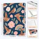 3 x 2026 Planner, Weekly and Monthly Calendar Planner Organizer, January-December, Academic Planning Agenda Book, Office School Home Suppiles for Women & Men, 6.3"  8.5" (Birds & Blooms)