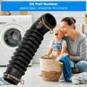 AEM75152901 Washer Drain Hose Assembly Replacement for LG Kenmore Front Loading Washing Machine AP6892766 PS12730225 WT7800CV WT7800CW WT7900HBA WT7880HWA WT7405CW