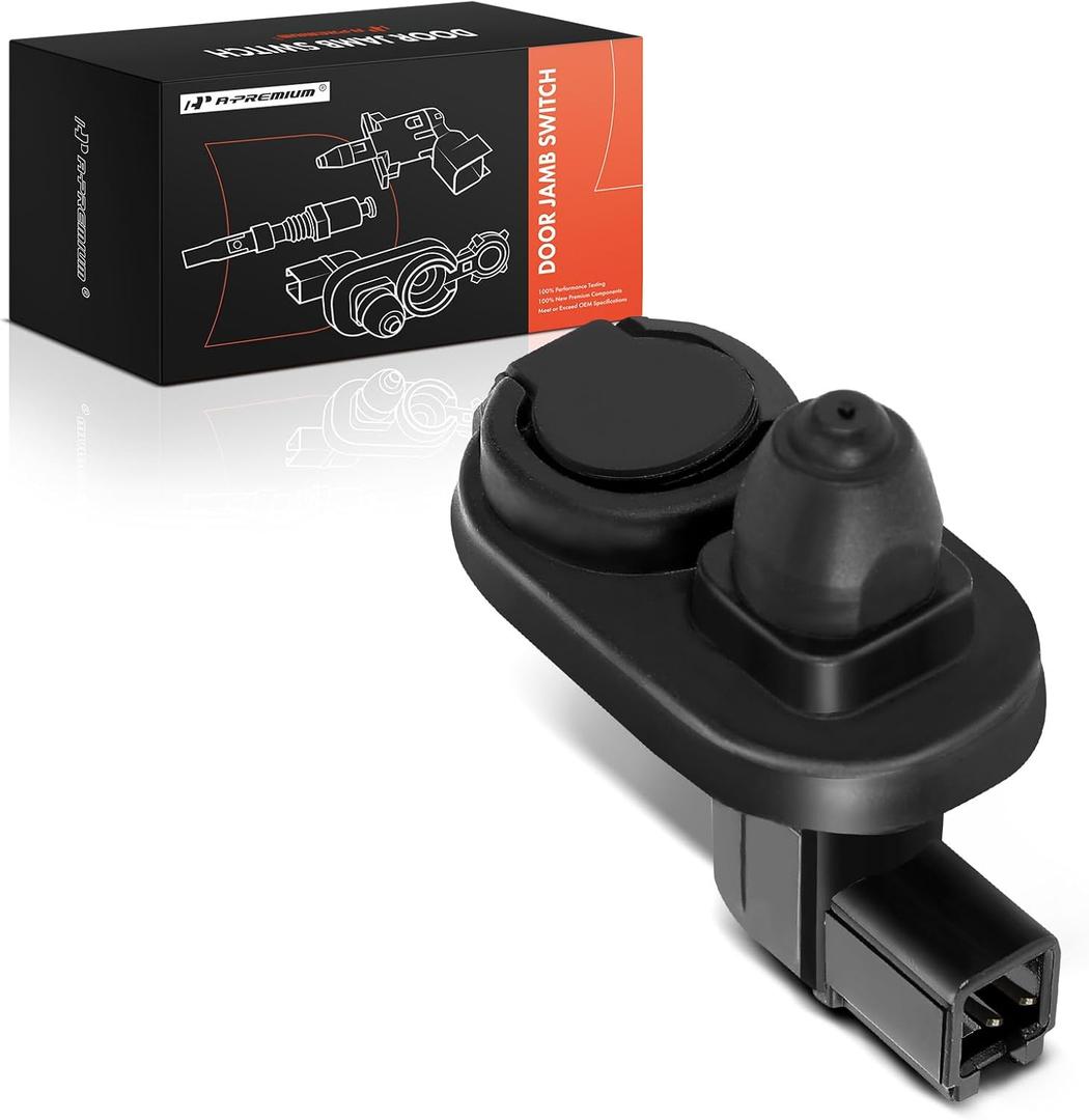A-Premium Door Jamb Switch Compatible with Honda CR-V 2002-2006/2012-2013, Accord 2003-2012, Pilot 2003-2015, Odyssey 2011-2015, Ridgeline, Crosstour, Element & Acura MDX 2007-2016, RDX 2007-2016, TLX